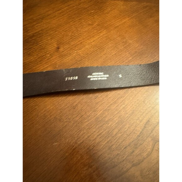 Vintage Gold Buckle Women’s Leather Belt Made In USA S - Picture 5 of 7